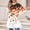 #07 Gold, variant on Womens Shirts Dresses Fashion Color Block Printed Blouses Top Loose Casual Round Neck Shirts Ruffle Hem Pleated Pullover Dress