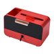 thumbnail image 4 of Caja organizadora de pañuelos con cajón, soporte multifunción para caja de pañuelos, soporte para teléfono, caja dispensadora de pañuelos para Gloria sostenedor del tejido, 4 of 9