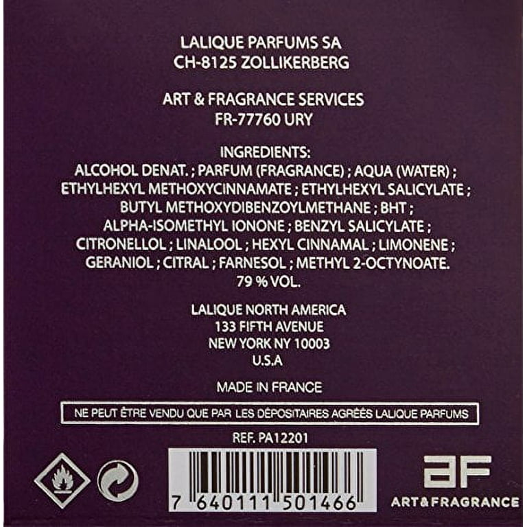 Lalique Amethyst Eclat Original Perfume Spray for Women 3.4 oz