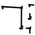 thumbnail image 6 of FashionCha Shower Head Extension, Arm Extended Shower Arm 18inch G1/2 Universal Connection Matte Black, 6 of 9
