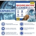 thumbnail image 4 of Washing Machine Cleaner Tablets for  Owners -12Pack, Deep Clean Descaler,Tackles  & Hair,Freshens Odors &Laundry Detergent ,Septic Safe,HE Top &Front Load Washer -6Month, 4 of 6