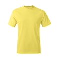 thumbnail image 1 of Hanes T-Shirt Col Rond pour Hommes EcoSmart, Jaune m, 1 of 1