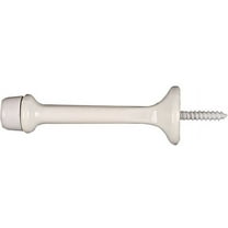 Stanley N325-696 National Hardware Rigid Door Stop, 3 in, Die Cast Zinc, Satin Nickel