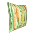 thumbnail image 2 of YFYANG Square Velvet Decorative Throw Pillow, 16"x16" Green Abstract Watercolor Texture Pattern Sofa Bed Cushion Pillows, 2 of 7