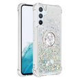 thumbnail image 2 of Funda para Samsung Galaxy A54 5G con Brillo Líquido Flotante, Purpurina, Parachoques y Anillo Giratorio Soporte, 2 of 5