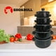 thumbnail image 2 of Juego de ollas con tapa de Peltre 10 pz Shorbull Negra Peltre, 2 of 7