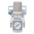 thumbnail image 4 of TKSE Regulador De Presión De Aire, Regulador De Presión De Aire con Manómetro G1/4 Válvula De Control para Compresor Y Herramienta Neumática 14.5‑123.3PSI, 4 of 14