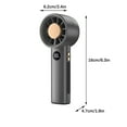 thumbnail image 3 of Binmer Variable Speed Handheld Fan High Wind Power Silent Turbine Mini Portable Outdoor Low-noise Handheld Fan, 3 of 8