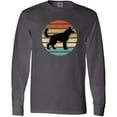 thumbnail image 3 of Inktastic German Shepherd Silhouette Vintage Retro Long Sleeve T-Shirt, 3 of 5