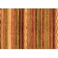 thumbnail image 1 of Ahgly Company Indoor Rectangle Abstract Orange Modern Area Rugs, 8' x 10', 1 of 4