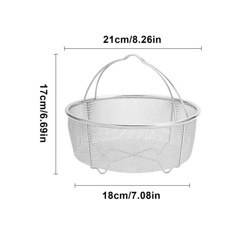 Egg Steamer Basket Stainless Steel Steamer Metal Steamer Basket Food 18cm