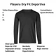 thumbnail image 5 of Playera Hombres Manga Larga Dry Fit Deportivas Transpirables, 5 of 6
