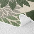 thumbnail image 5 of Manfei Botanical Flower Dahlia Twin Quilt Set 2 Pieces,Spring Garden Twin Coverlet Set,1 Bedspread and 1 Pillowcase, 5 of 7