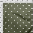 thumbnail image 3 of oneOone Polyester Lycra Light Green Fabric Hearts Dress Material Fabric Print Fabric By The Yard 56 Inch Wide, 3 of 6
