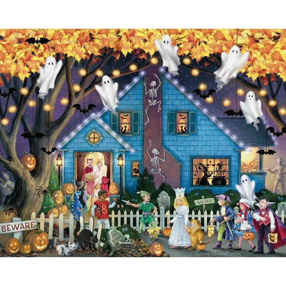 Vermont Christmas Company Ghostly Gathering - 1000 Piece Jigsaw Puzzle