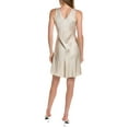 thumbnail image 2 of French Connection womens  Ennis Satin Slip Mini Dress, 8, Silver, 2 of 3