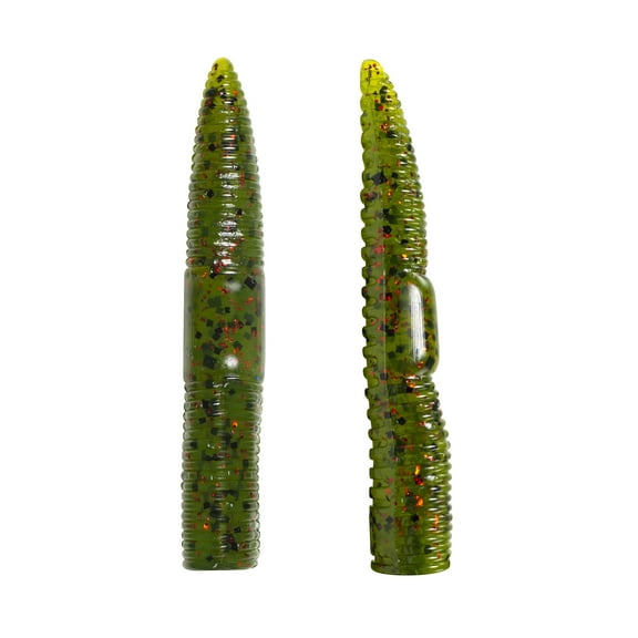 Lunkerhunt Soft Plastics Finesse Worm Lure, Watermelon Red, 3in, 1/4oz, 8pc