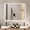 Clear + Glass + Modern+1, variant on LIANGKA Vanity Desk with Chair and Hair Dryer Holder 3 Drawers Makeup Table 3 Color Adjustable Lighted Mirror White