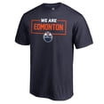 thumbnail image 2 of Men's Navy Edmonton Oilers Iconic Collection We Are T-Shirt, 2 of 3
