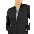 thumbnail image 5 of Hanes ComfortFit Stretch Zip-Front Bomber Scrub Jacket (Women's), 5 of 5