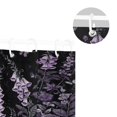thumbnail image 5 of Yayeee Shower Curtain with Hooks 72"x72" Waterproof Fabric Bathroom Hanging Decor, Light Purple Flowers, 5 of 5