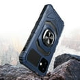 thumbnail image 6 of Kaleidio Case For iPhone 14 Pro (6.1") [Robotic Hybrid] Rugged Shockproof [Ring Stand] Magnetic Armor Impact Cover [Blue/Black], 6 of 6
