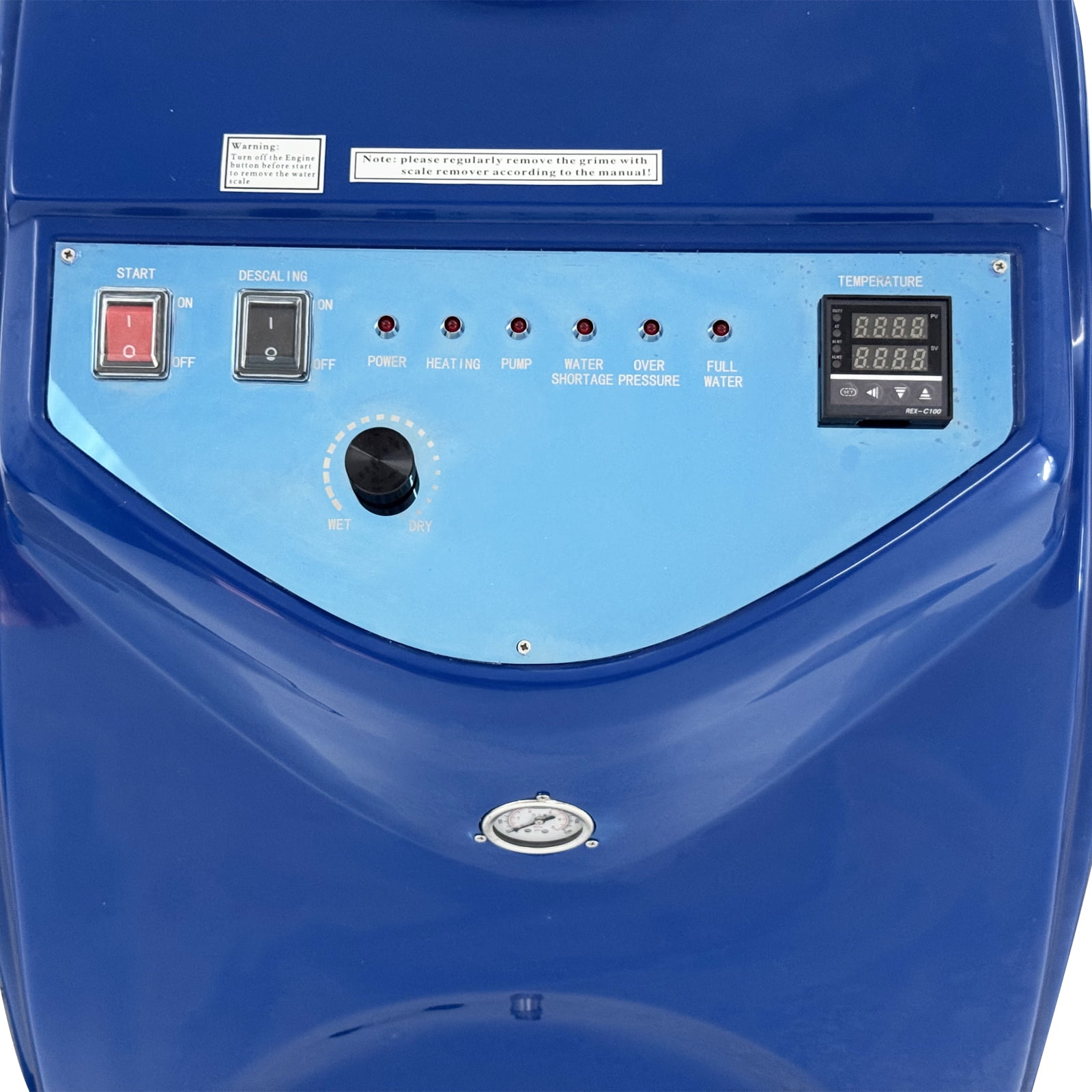 High Pressure Steam Cleaning Machine Commercial Car Washer with 18L Tank 220V 6-13 Bar Pressure 167-198℃