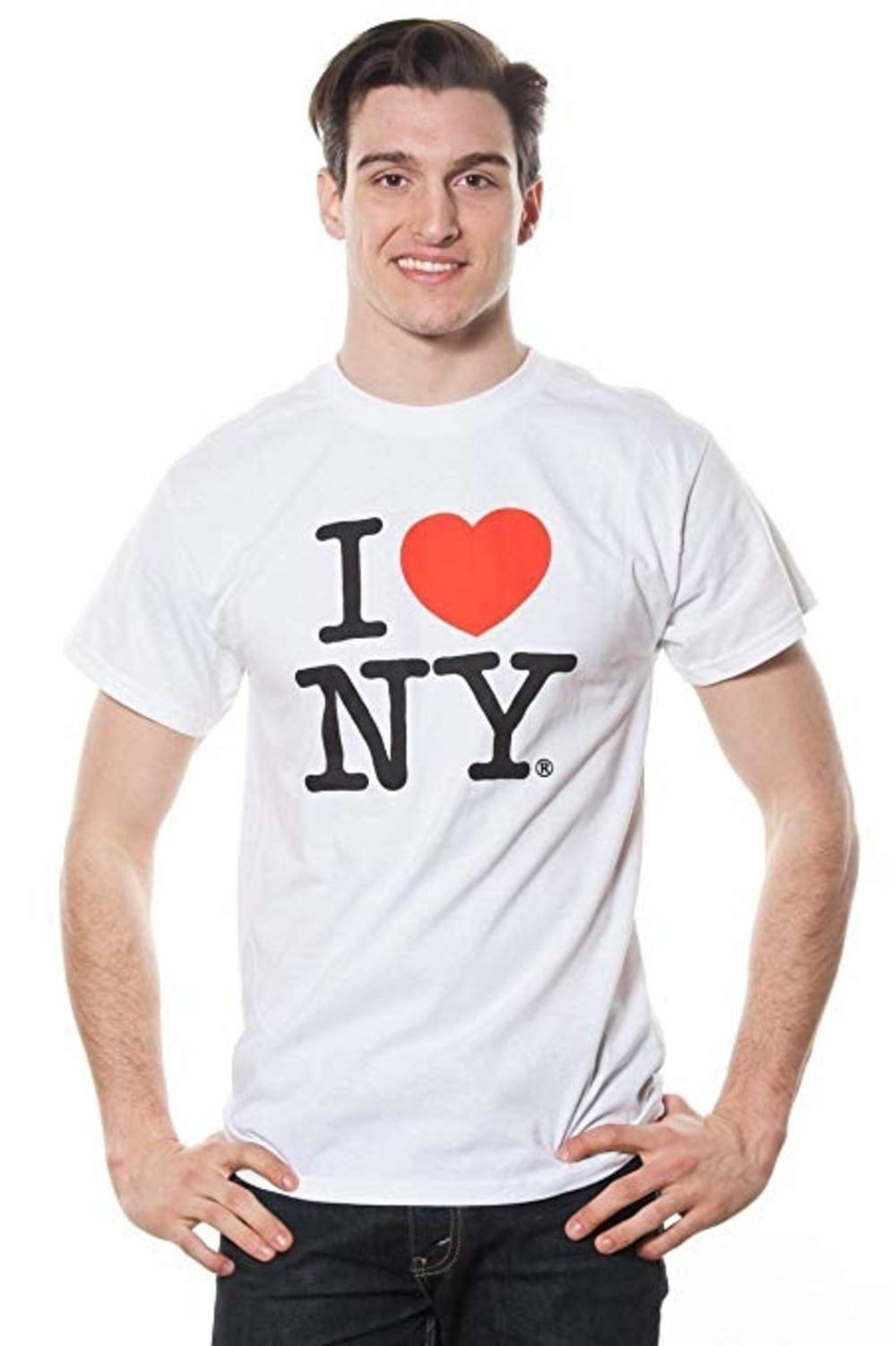 I Love NY Charcoal T-Shirt Unisex Tee Licensed Official 