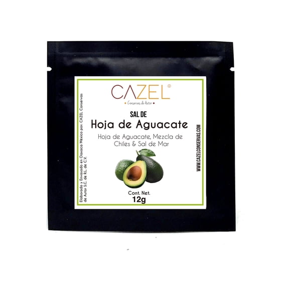 Condimento Sal De Hoja De Aguacate 12 Gr