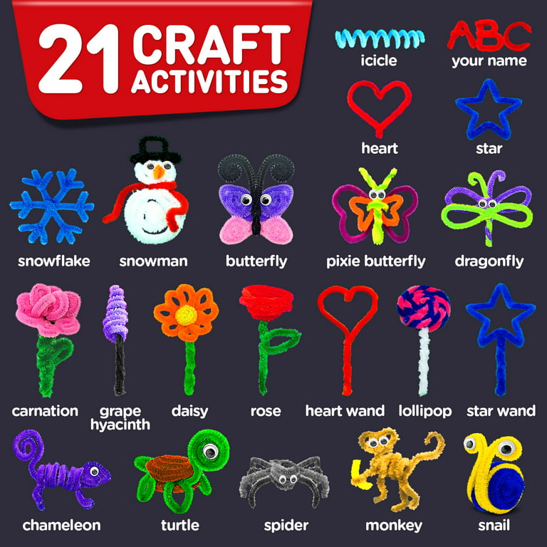 Art and Crafts Kit for Kids Ages 8-12, Create and Display Animals, Kit Includes Supplies & Instruction, Best Craft Project for Kids Ages