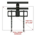 thumbnail image 3 of MantelMount MM340 Above Fireplace Pull Down TV Mount For TVs 44"-80" up to 90 lbs, 3 of 5