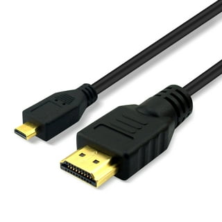 Adaptador micro HDMI a HDMI, cable HDMI a micro HDMI (adaptador HDMI a  micro HDMI) para Gopro Hero y otras cámaras de acción/cámara con soporte  4K/3D