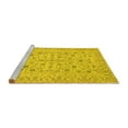 thumbnail image 2 of Ahgly Company Machine Washable Indoor Rectangle Persian Yellow Traditional Area Rugs, 5' x 7', 2 of 4