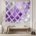 thumbnail image 5 of Purple Morocco Tapestry for Bedroom Wall Hanging Tapestry, Rustic Country Smear Street Mottled Art Ceiling Backdrop Tapestries Poster Blanket Wall Decor for Teens Room Living Room Dorm 51" x 59", 5 of 8