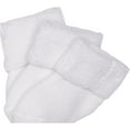 thumbnail image 2 of Touched by Nature Baby Unisex Organic Cotton Socks, White Terry, 0-6 Months, 2 of 3