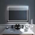 thumbnail image 4 of 110*40 inch&nbsp;Large&nbsp;Rectangular&nbsp;Frameless&nbsp;LED&nbsp;Light&nbsp;Anti-Fog&nbsp;Wall&nbsp;Bathroom&nbsp;Vanity&nbsp;Mirror&nbsp;Super&nbsp;Bright, 4 of 5