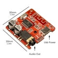 thumbnail image 4 of Hi.FANCY Module Récepteur Bluetooth pour Voiture, Module Récepteur Audio Sans Fil, Interface USB 3.5mm, Carte de Circuit DIY, Rouge, 4 of 9