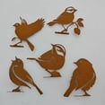 thumbnail image 6 of 5 Pcs Rusty Bird Garden Decorations,Bexikou Metal Rusty Birds Fence Art,Metal Bird Craft Statue Ornaments for Fence Topper Decor, Metal Bird Decorative Gifts for Trees,Porches,Fences or Side Tables, 6 of 8