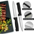 thumbnail image 6 of Mirdinner 72 Pcs Silverware Set with Steak Knives for 12, Stainless Steel Flatware Cutlery Set, Include Forks Spoons and Knives Set, Utensil Sets for Home Kitchen Restaurant Hotel, Dishwasher Safe, 6 of 8