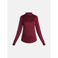 thumbnail image 5 of ClimateRight by Cuddl Duds Women's Warmer Thermal Guard Base Layer Mock Neck Base Layer Top, Sizes XS to 4X, 5 of 5