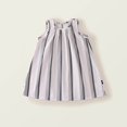 thumbnail image 2 of MEZZALL Vertical Striped Sleeveless Sundess Simpe Casual Cotton Dress For Children Relaxed Fit, 5-6 Years, 2 of 9