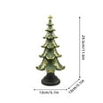thumbnail image 3 of Gold-Plated Christmas Tree Figurine, Elegant Resin Holiday Decoration Ornament for Table, Shelf & Home Festive Display, 3 of 5