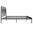 thumbnail image 2 of CosmoLiving Anastasia Metal Bed, King Size Frame, Black, 2 of 16