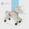 thumbnail image 3 of Juguete Montable A Pedal Mecedora para Niños Baby Gaon Gris, 3 of 3