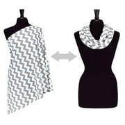 Itzy Ritzy Nursing Happens™ Infinity Breastfeeding Scarf, Yellow Canary Stripe