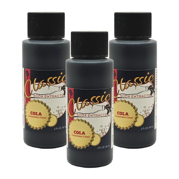Homebrew Cola Concentrated Extract, 2-Ounce Boxes (Pack of 3)