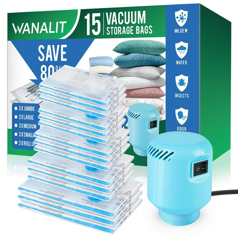 Vacuum air out of cheap bags