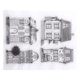 thumbnail image 4 of Tarjetas fotográficas para álbumes de recortes Sello de goma Sellos transparentes Casa, 4 of 14