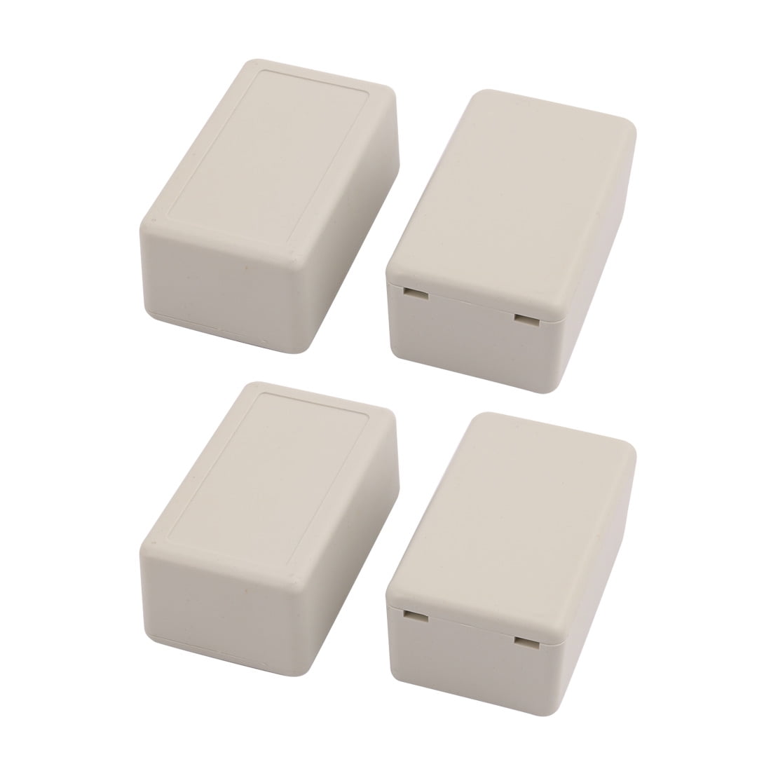 5-Pack Plastic Electrical Junction Boxes - 63mm X 50mm X 22mm, Surface Mount, Black Enclosure For DIY Projects