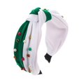 thumbnail image 3 of Diadema Navideña jinwen Con Foto para el pelo Color verde y verde, 3 of 8